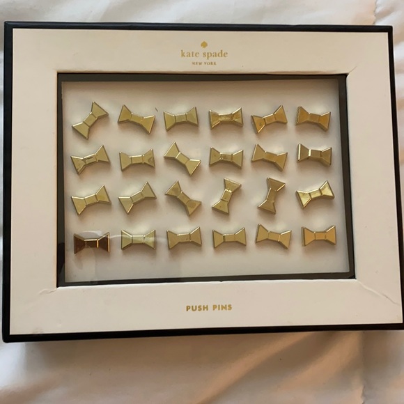 kate spade Other - Kate Spade Bow Push Pins